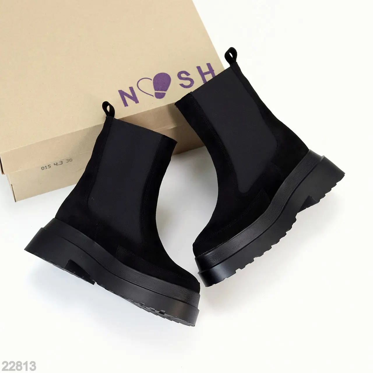 Шикарні замшеві черевики